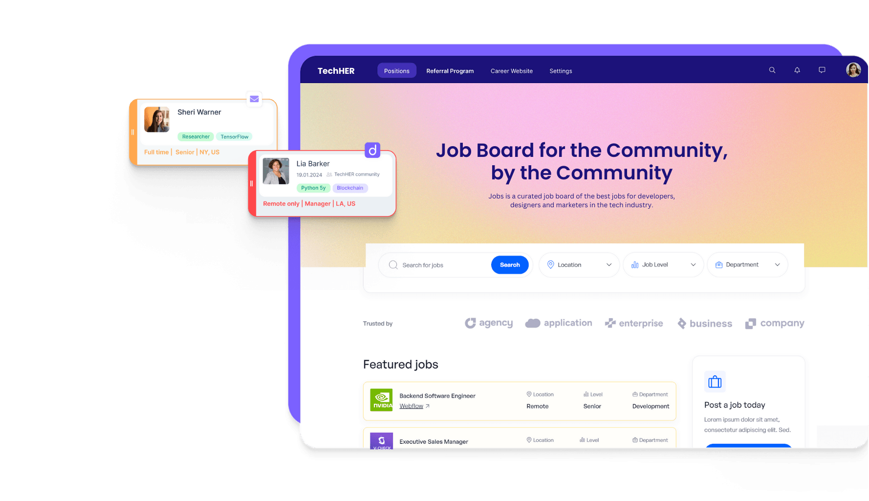 GoodWord branded job board example